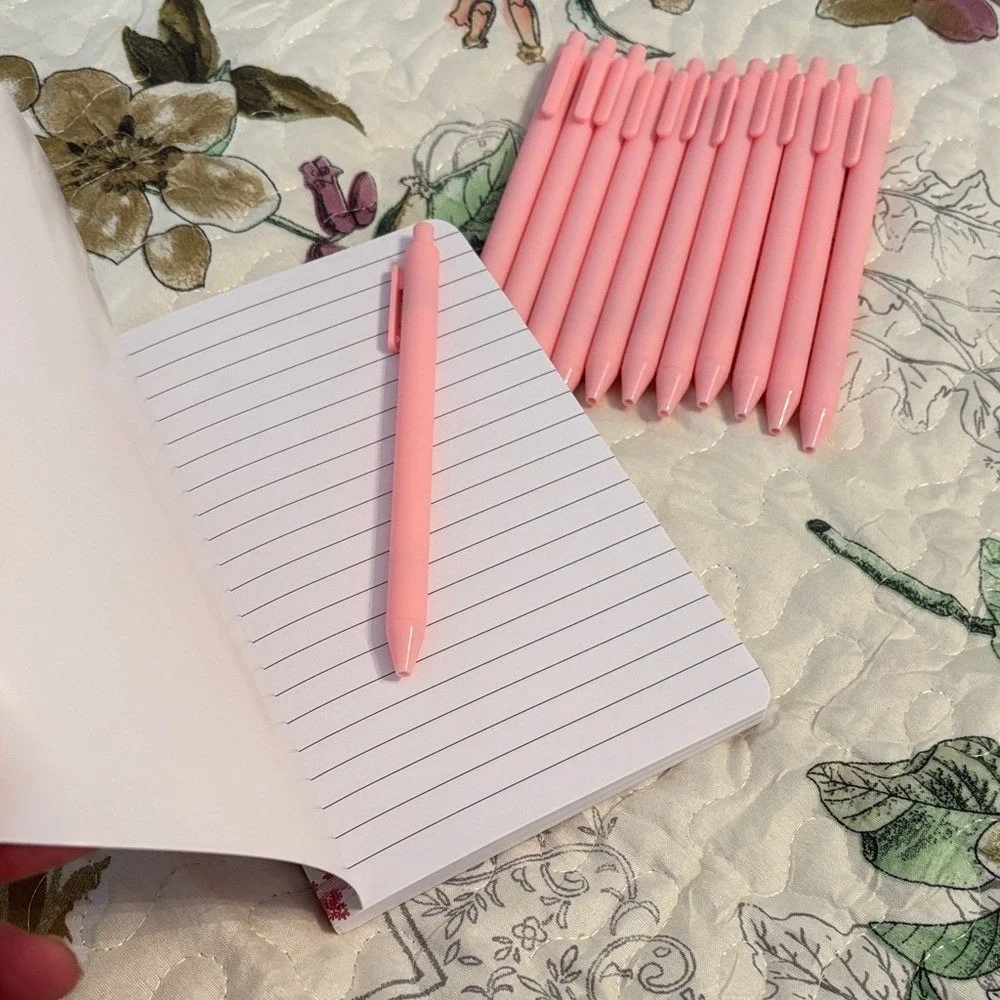 Set of 🩷12🩷Pink Pens (Black ink - never used)
